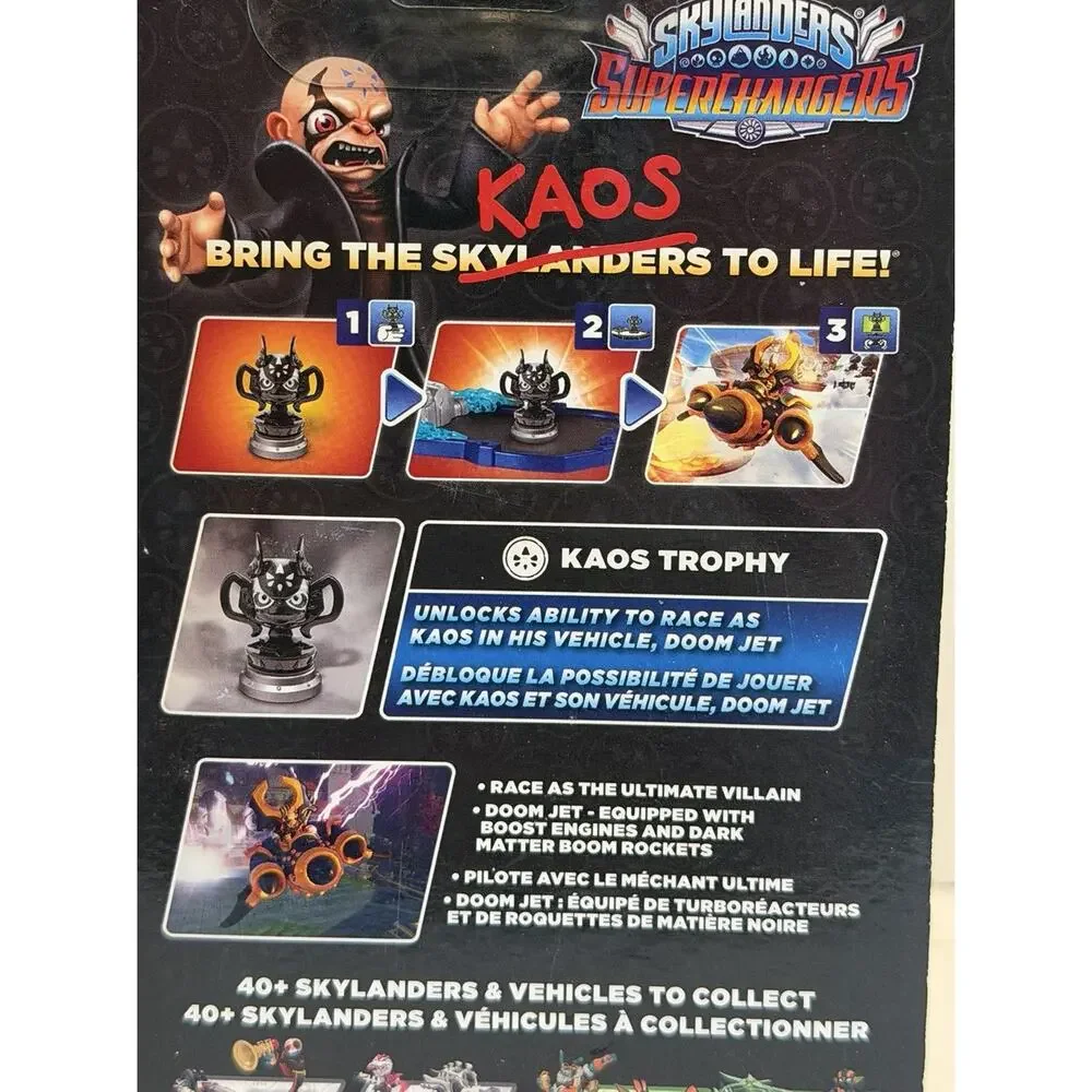 Skylanders Superchargers Kaos Trophy NEW